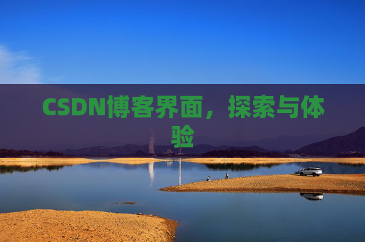 CSDN博客界面,探索与体验